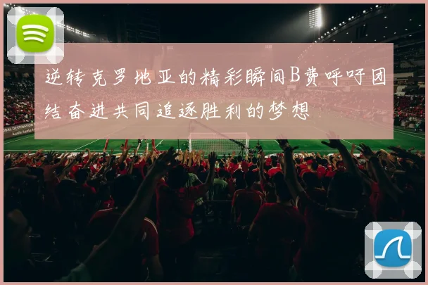 逆转克罗地亚的精彩瞬间B费呼吁团结奋进共同追逐胜利的梦想